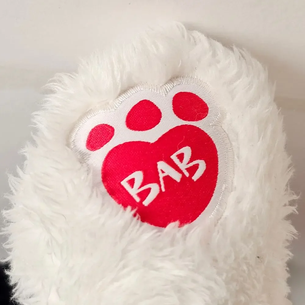 Build-A-Bear White Black Puppy Dog 17